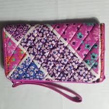 Vera Bradley | Bags | Vera Bradley Pink Floral Womens Wristlet | Poshmark