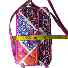 Vera Bradley Crossbody Grab & Go Bag Purse Patchwork... | Depop