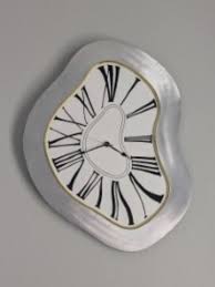 21 x 28.5 Wall Clock - Alice in wonderland / Dali style