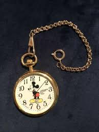 Verichron Quartz Disney Mickey Mouse Pocket Watch 1990s *Needs Battery* | #3531293958
