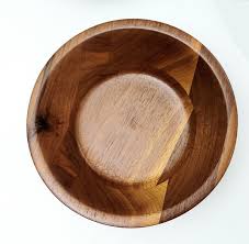 6 PACK Vintage 1960s Dark Walnut Snack Dish 6"X6"X2" Wooden ...