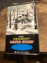 VINTAGE 1/2 Gallon VERMONT Pure Maple Syrup Tin NEW ...
