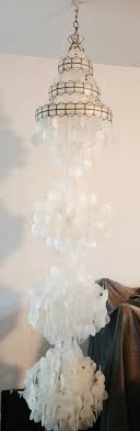 Vintage Capiz Shell Multi Tier Decor / Chandelier - No ...