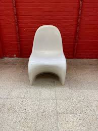 Verner Panton "Panton Chair" Original Edition Herman Miller circa 1960 For Sale at 1stDibs | panton chairs, verner panton chair original, herman miller panton chair