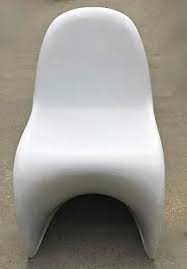 Vintage Molded Fiberglass Panton Style Chair | Chairish