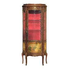 Vintage French Louis XVI Vitrine Curio Display Cabinet W ...