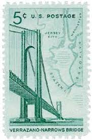 1258 - 1964 5c Verrazano-Narrows Bridge - Mystic Stamp Company