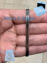 Sterling Silver Herringbone Chain: 4.5mm Rhodium Bracelet, Anklet, Necklace - Etsy