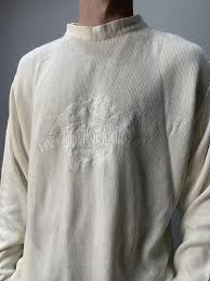 Vintage Versace Jeans Couture Destressed Striped Sweater Y2K