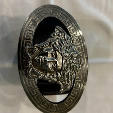 Men's authentic Versace belt. Like new only used... | Depop