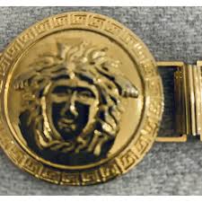 Belt Gianni Versace Gold size 70 cm in Metal - 36086168