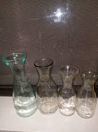 Italian Glass Milk Bottle W/ Fleur De Lis Design And 3 Other ...