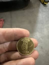TOKEN Vintage Gold Tone Vacuum Token Coin 25mm | eBay
