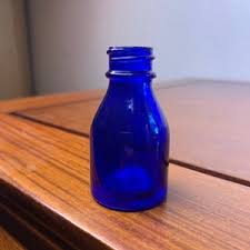 1940s Vicks Va-tro-nal Cobalt Blue Bottle - Etsy