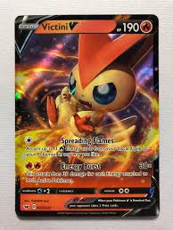 Victini V 025/202 Ultra Rare Full Art Sword & Shield Pokemon ...