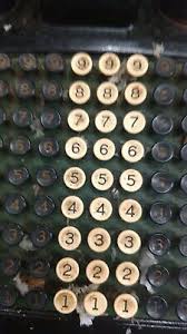 Antique Burroughs Adding Machine - Bakelite Key-tops - | eBay
