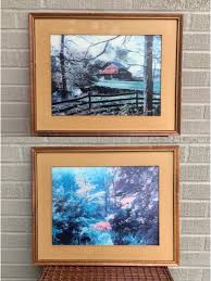 Vtg 3D Lentograph by Victor Anderson Framed Art SET OF 2 ...