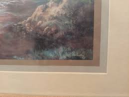 2 Pcs Lee K. Parkinson River Trees Mountain Art Painting ...