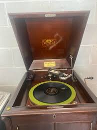Antique Victor Victrola Phonograph Cabinet Record Player ...