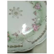 Antique Unger and Schilde Porcelain Plate, Heavily Gold ...