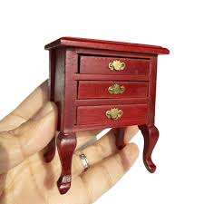 1:12 Dollhouse NightStand Wooden Dollhouse Night Stand for ...