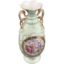 Prov Saxe, ES GERMANY Iridescent Lusterware Vase. For Sale ...