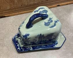 Vintage Victoria Ware, Ironstone, Covered Cheese Dish With ...
