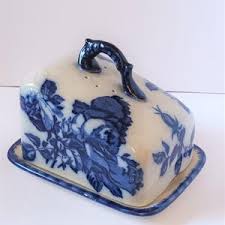 Antique Style Cheese Dish 20thc Victoria Ironstone Repro ...