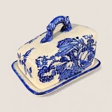 William Adams Ironstone Pottery Flow Blue "kyber"