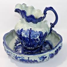 1920s Victoria Ware Ironstone Italianate Cobalt Blue Large ...