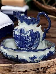 Buy Victoria Ware Vintage Ironstone Pitcher and Basin in a ...