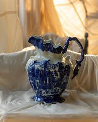 1850's Large Victoria Ware Ironstone Pitcher — Maison Bodega
