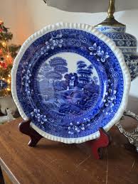 Antique Transferware Plate Copeland Spode Tower Pattern ...