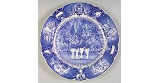 United States Naval Academy Blue (Scallop) Dinner Plate by Wedgwood | Replacements, Ltd.