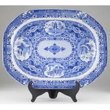 English Blue & White Ironstone Platter (Lot 534 - Fine & Decorative Arts AuctionJun 18, 2011, 10:00am)