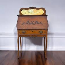 Stunning Antique Oak Secretary Desk, Antique Furniture, Solid Wood Desk, Vintage | eBay