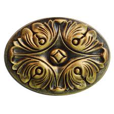 FAD Hand Painted Rosette Kinsley 6 in. x 4-1/2 in. OPRF-009-OG