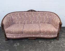 Victorian Early 1900s Hand Carved Lion Head Claw Feet Large Sofa Couch 4020 SHIPPING NOT INCLUDED Please Ask for Shipping Quote - Etsy