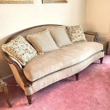 LOT 55: Schnadig International Corporation Upholstered Sofa and Four Accent Pillows | EstateSales.org