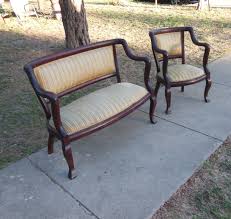 Mahogany Settee - Etsy