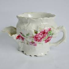 Victorian Rose Vintage Shaving Scuttle Mug Gold Trim | eBay