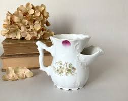 Antique Porcelain Shaving Mug With Floral Motif for Him or ...
