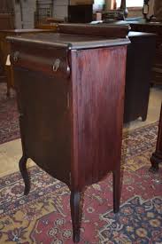 Antique Mahogany Music Cabinet - The Green Scene Antiques