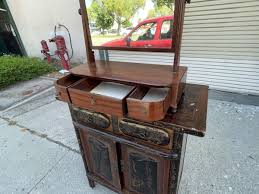 Antique English Mahogany Dresser Top Mirror Circa 1890s | eBay