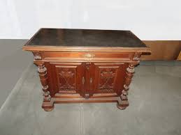 Antique Black Marble Top French Victorian Ornate Sideboard Cabinet Entry Table - Etsy