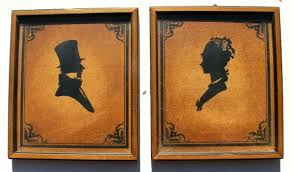 Vtg 1920s Pair Framed Pictures Victorian Rustic Colonial Man ...