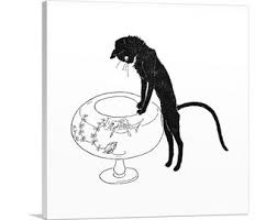 ARTCANVAS Cats - Pictures Without Words 1898 by ...