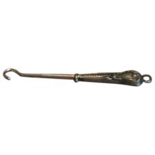 Antique miniature Fashion doll silver Button hook Nail file Choice. For Sale at Ruby Lane
