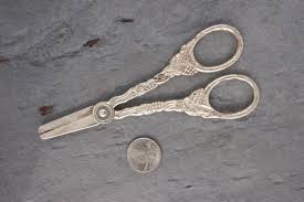 Antique SILVER PLATE Grape Scissors Great Condition SWEDEN ...