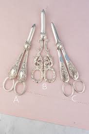 Antique English Silverplate Grape Shears | P.O.S.H.